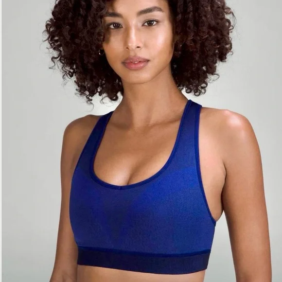Lululemon Seamless Racerback Train Bra, Psychic, Size 8 - Picture 1 of 12